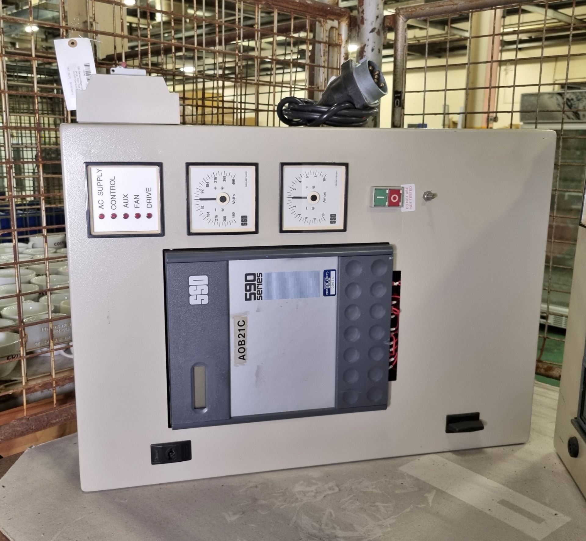 2x 590 Series voltage control panels - 500V 32A - L57xW70xH22cm - Image 3 of 8