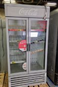 True manufacturing GDM-35 Double glass fronted door display fridge