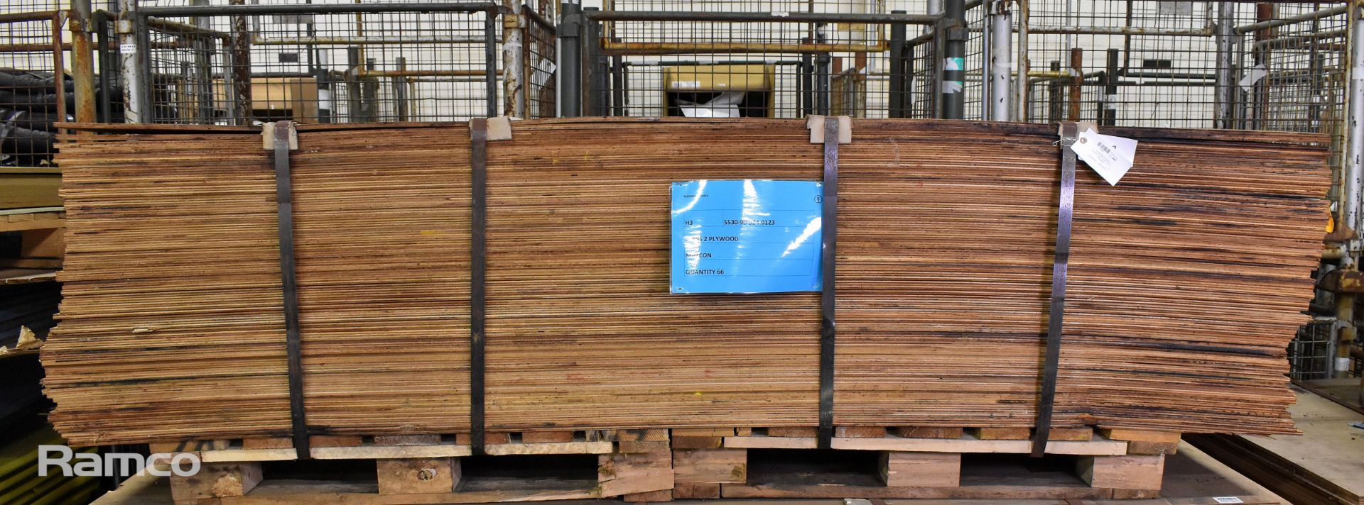 Pallet of 9mm Class 2 plywood - 8 x 4ft (244 x 122cm) - 66 sheets - Image 3 of 5
