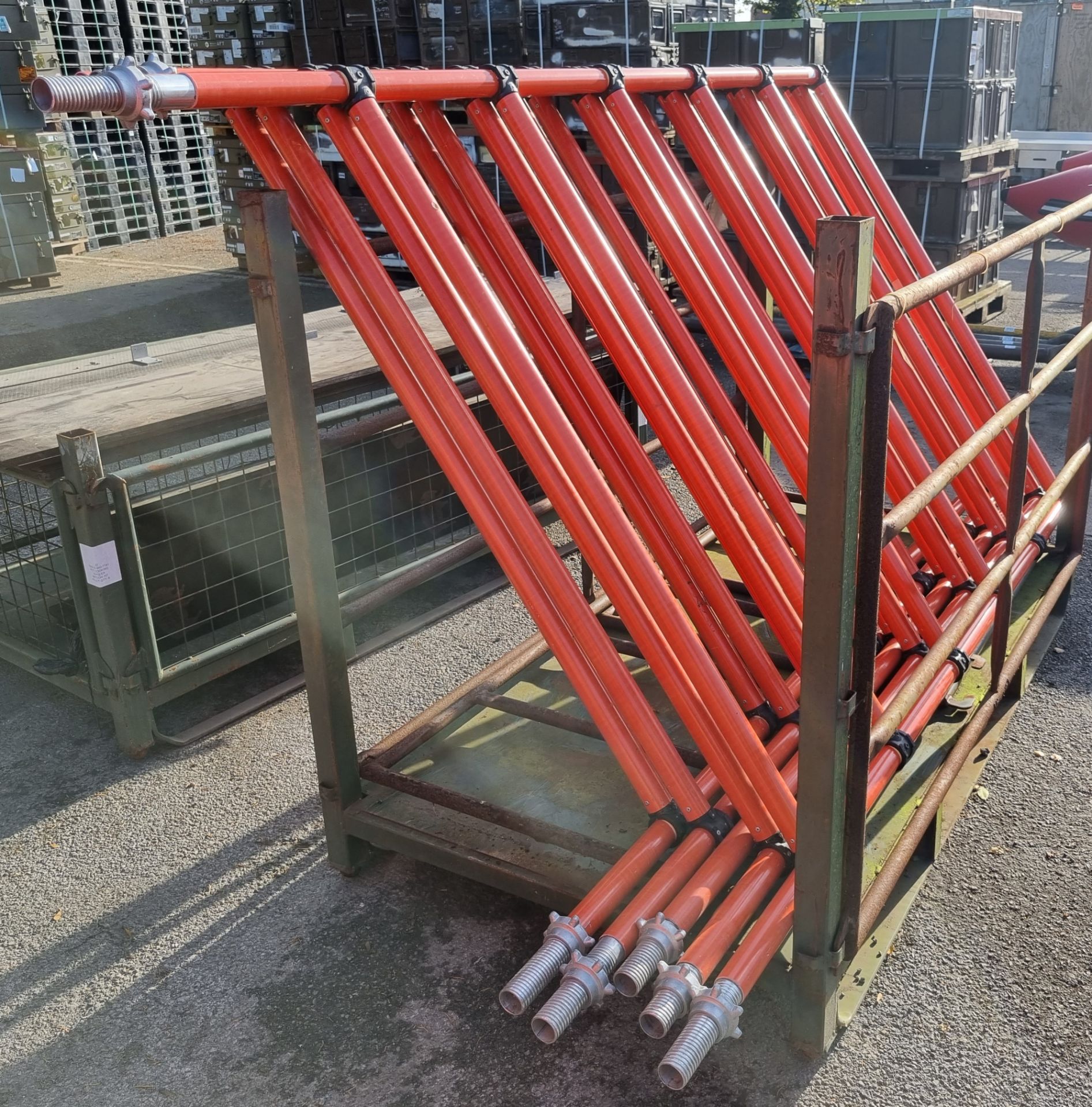 4x Planet platforms Protec, Scaffold side panels with height adjustment - 247 x 165cm - Image 2 of 3