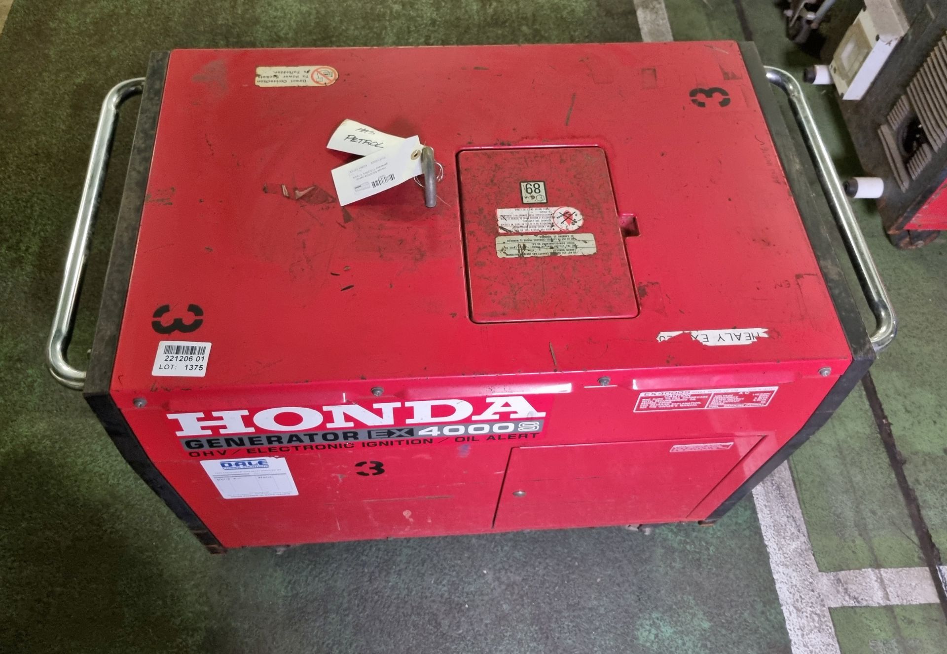 Honda EX3000S petrol generator 115/230V 2.7kVA - Image 2 of 5