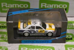 Minichamps Paul’s Model Art Mercedes 190 E Evo 1 – MS-JET – Biela – 1:43 metal model car