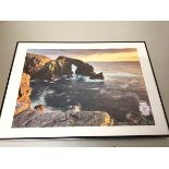 A photographic print, Natural Arch on the Isle of Lewis (35cm x 50cm)