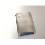 A 1930s Birmingham silver cigarette case (193.8g)