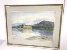 William Beattie Brown, RSA, Loch An, Eilan, watercolour, signed and dated 1887, bottom right (38cm x