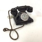 A vintage telephone, base stamped No.1/232.L GPO (14cm)