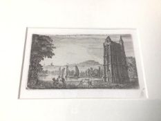 John Clerk of Eldin (1728-1812), Cambuskenneth Abbey and Stirling, only state etching, initialled