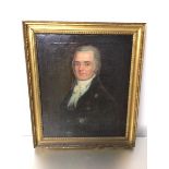 Robert Anstia of Bridgewater (1758-1845), Portrait of a Gentleman, oil on canvas, paper label