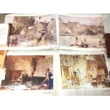 After Sir William Russell Flint, a set of four reproduction prints (each: 33cm x 44cm) (4)