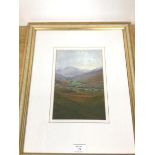 Colin Robertson (Scottish 20thc.), Glen Lochay, watercolour on paper, signed lower right (25cm x