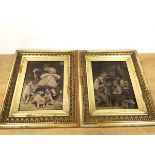 A pair of Victorian style prints, depicting Children (each: 25cm x 17cm)