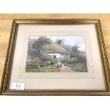 F. Norman, Jane Harper Cottage, Sevenoaks Kent, watercolour, paper label verso (13cm x 19cm)