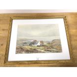 Grace Mary Trench (Irish, 1896-1941), Lochside Cottage Scene, watercolour, signed bottom right (25cm