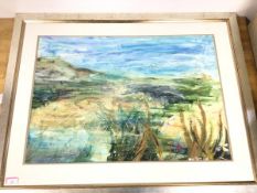 Hattie Pattisson, (Scottish contemporary), Summer Landscape, oil, signed lower right (55cm x 80cm)