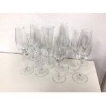 A collection of champagne flutes (tallest: 25cm) (12)