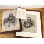 Two 19thc engravings of Members of the Napier Family, one, William John, Lord Napier after a