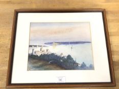 H. Barlow (flourished late 19thc.), Cannes, signed lower left, titled and dated (18)95,