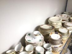 A large quantity of assorted china including a Wedgwood Indian Tree pattern plate, Royal Doulton