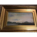 Early 20thc School, Landscape, pastel (16cm x 31cm)