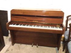 A Zender upright piano (98cm x 132cm x 53cm)