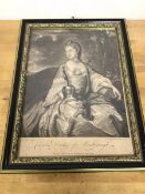 After Reynolds, Caroline, Duchess of Marlborough, etching, inscribed printed for Rob. Sayer, plate