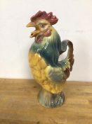 A wine jug in the form of a Rooster (32cm)