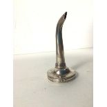 A Georgian silver wine funnel, makers mark A.B. (10cm)