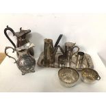 Assorted Epns including a lidded jug (20cm), a coffee service with coffee pot, additional pot,