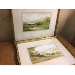 G. Asnworth, Ben Cruachan Argyllshire, watercolour, signed bottom left (22cm x 38cm) and another