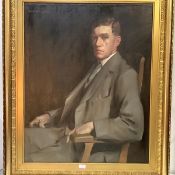 David Alison R.S.A. (Scottish, 1882-1955), Portrait of a Gentleman, seated half-length, signed upper