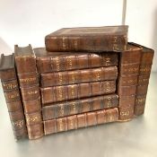 Antiquarian books: a partial set, Statutes of George II, various years: 1727-8; 1734-5; 1738-9;