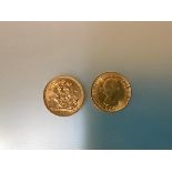 Two 1966 full sovereigns - fine condition. (2)