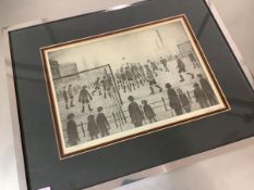•Laurence Stephen Lowry R.A. (British, 1887-1976), The Football Match, limited edition print, ed.