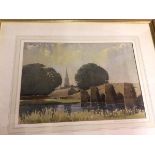 Roy Berry, Bakewell Bridge, Derbyshire, watercolour, signed bottom left (31cm x 45cm)