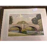 Roy Berry, Ellastone Bridge, Derbyshire, watercolour, signed bottom right (24cm x 35cm)