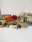 An Akti-Play, a 20thc Danish toy designed by Niels Jensen, complete with original box, a Bayko