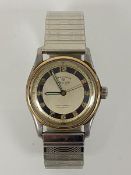 A gentleman's Election Watch Company Grand Prix, Berne 1914 waterproof watch with steel case and