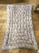A Childs Paisley cotton covered downie, 150cm x 92cm