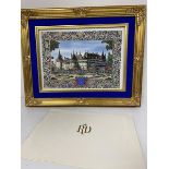 A Royal Delft Porcelain UK Ltd. limited edition plaque, depicting Chaumont and Henri II Fighting
