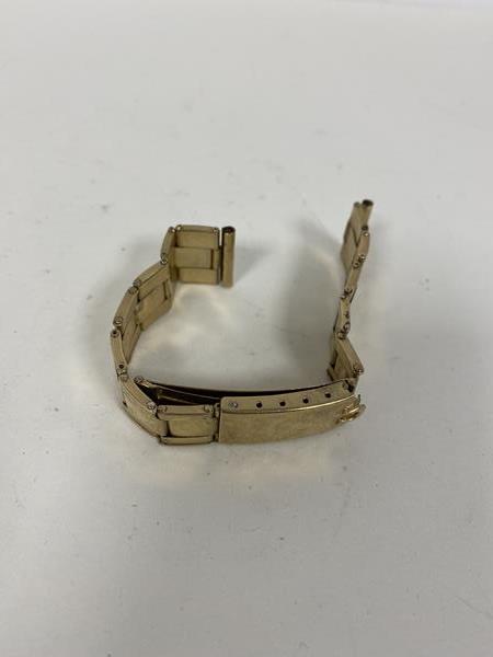 A 14ct gold wristwatch strap (23.45g)