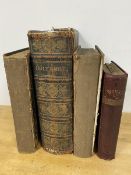 A mixed lot of books including the works of Robert Burns, published by WP Nimmo, Hay & Mitchell, two