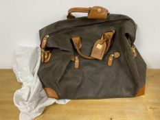 A Bric's leather travel bag, tag inscribed Rodeo Life (36cm x 50cm x 20cm)