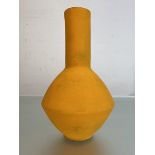 Clementina Van Der Walt (South African, Contemporary), Orange Nomad Vase, monogram to the base.