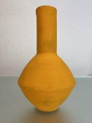 Clementina Van Der Walt (South African, Contemporary), Orange Nomad Vase, monogram to the base.