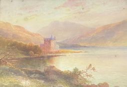Scottish School, late 19th Century, "On Loch Fyne", indistinctly signed lower left, watercolour,