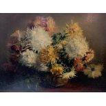 Mary C. Davidson (Scottish, 1865-1951), Still Life of Chrysanthemums, signed lower right, oil on