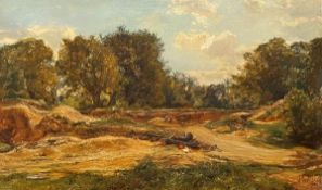 Alexander Fraser Jnr., R.S.A., R.S.W. (British, c. 1828-1899), The Gravel Pit, signed lower right,