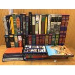 A large quantity of books mostly published by The Folio Society such as The Once and Future King