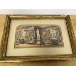 19thc print, depicting probably The Great Exhibition (13cm x 25cm)