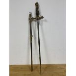 An American dress sword, blade engraved WA Raymold, New York and Knights of St. George to one side